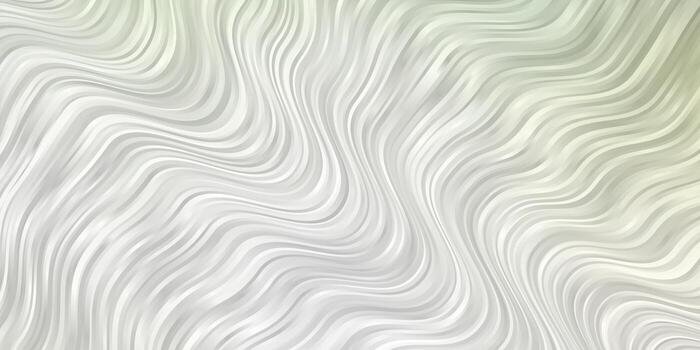 Light Green vector pattern with curves.