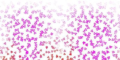 Light pink vector backdrop with chaotic shapes