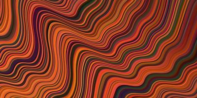 Dark Orange vector layout with bent lines.