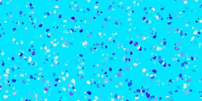 Light pink, blue vector template with abstract forms.