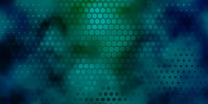 Light Blue, Green vector texture with disks.