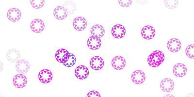 Light purple vector layout with circle shapes