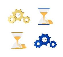 Time management objects set vector