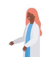 Woman doctor with uniform vector design