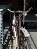 Close-up of a rusty bike photo