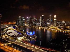 Singapore at night photo