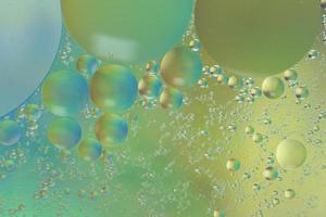 Oil and Water Abstract Macro Background photo