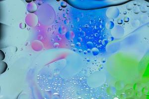 Water and oil, abstract background photo