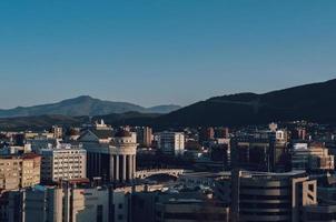 paisaje urbano del centro de macedonia del norte foto