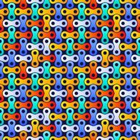 Electric metaballs tech seamless pattern. Organic circular shapes that link together. A modern looking background that tiles seamlessly as a pattern vector