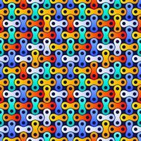 Electric metaballs tech seamless pattern. Organic circular shapes that link together. A modern looking background that tiles seamlessly as a pattern vector