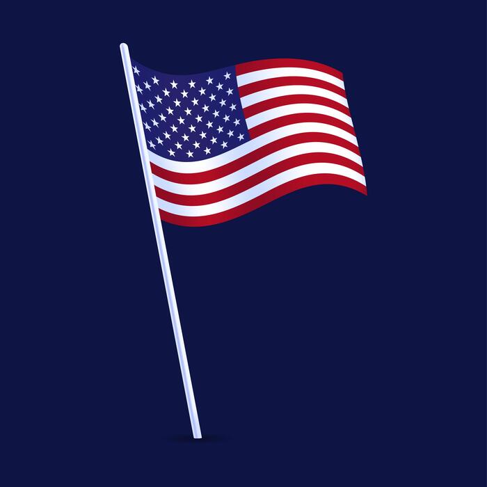 Us Flag Free Vector Art - (1,241 Free Downloads)
