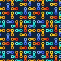 Electric metaballs tech seamless pattern. Organic circular shapes that link together. A modern looking background that tiles seamlessly as a pattern vector