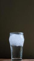 Drinking glass with water photo