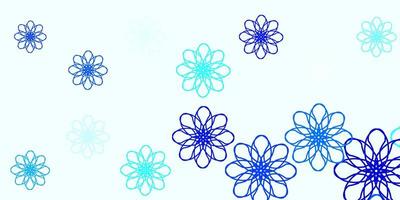 Light BLUE vector pattern with curves.