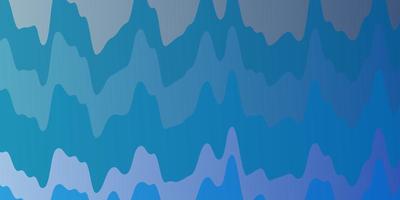 Light BLUE vector background with bent lines.