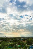 cielo al atardecer foto