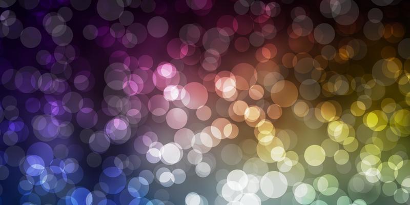 Dark Blue, Yellow vector backdrop with dots.