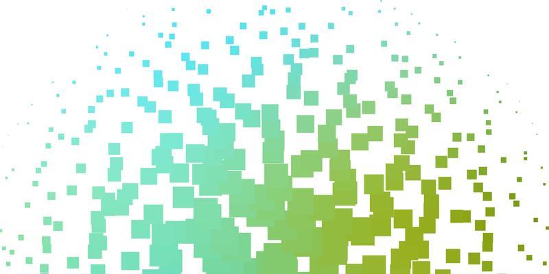 Light Blue, Green vector pattern in square style.