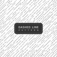 Dashed line pattern vintage design vector