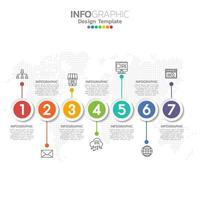 Infographic elements for content, diagram, flowchart, steps, parts, timeline, workflow, chart. vector