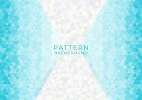 Pattern background geometric triangle shapes vector