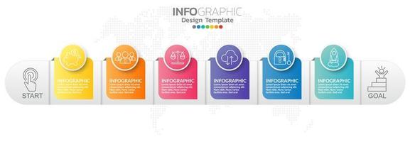 elementos infográficos para contenido, diagrama, diagrama de flujo, pasos, partes, línea de tiempo, flujo de trabajo, gráfico. vector