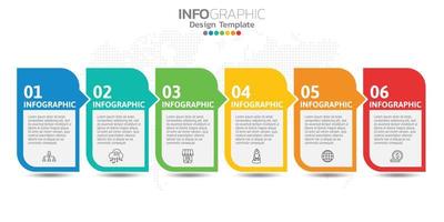 Infographics for business concept with icons and options or steps. vector