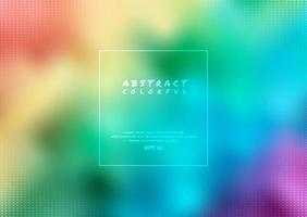 Abstract rainbow background vector