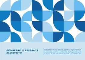 Circle geometric shape background vector