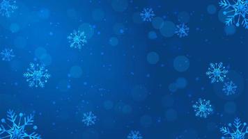 Snow Christmas background vector