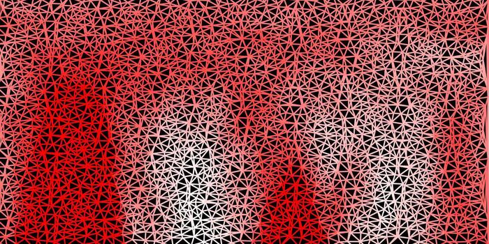patrón de triángulo abstracto vector rojo claro.