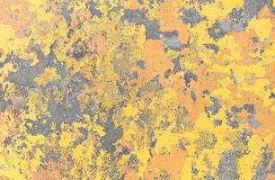 textura de pared grunge amarillo foto