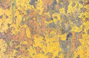 Yellow rusted grunge texture photo
