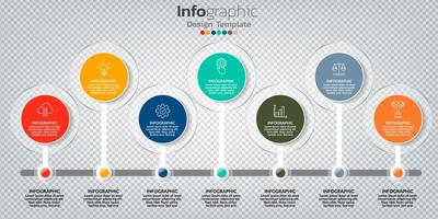 infografía en concepto de negocio con 8 opciones, pasos o procesos. vector