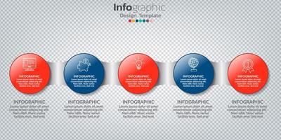 Infographic in business concept with 8 options, steps or processes. vector