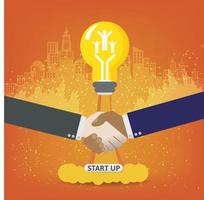 Business Start Up Concept for web page, banner, presentation, social media. vector