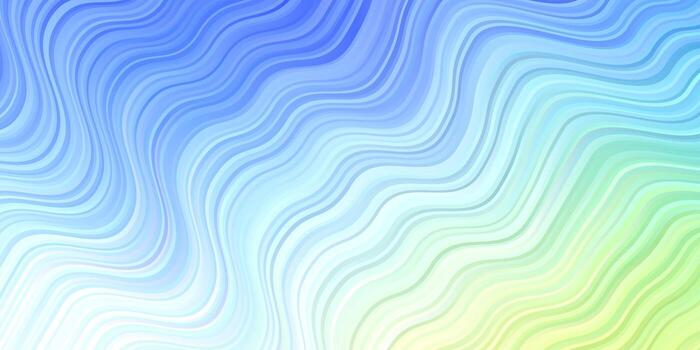patrón de vector multicolor claro con líneas torcidas.