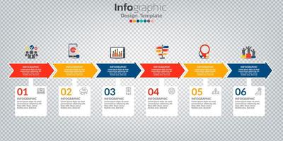 Infographic in business concept with 8 options, steps or processes. vector