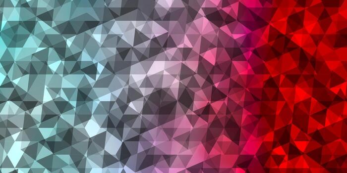 Light Blue, Red vector texture with triangular style.