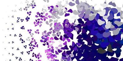 Light purple vector backdrop with chaotic shapes.