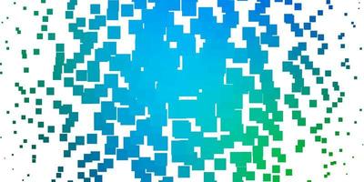 Light Blue, Green vector pattern in square style.