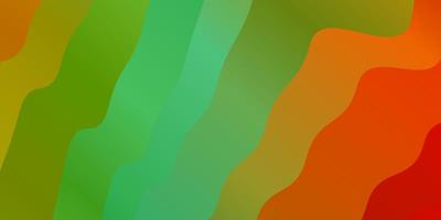 Light Multicolor vector background with wry lines.