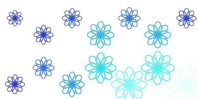 Light BLUE vector pattern with curves.