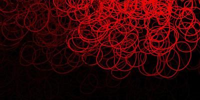 Dark red vector background with random forms.