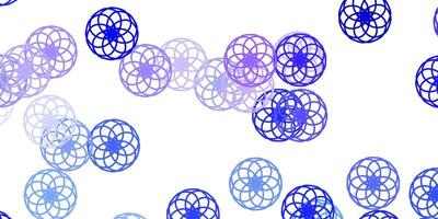 Light Purple vector pattern with spheres.