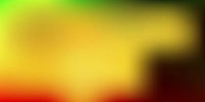 Dark Green, Yellow vector gradient blur drawing.