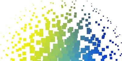 Light Blue, Yellow vector background in polygonal style.