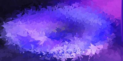 Light purple vector polygonal pattern.