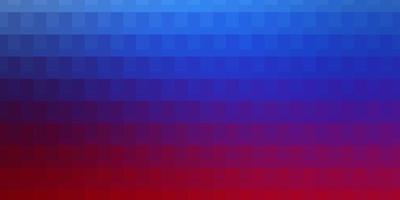 Light Blue, Red vector background with rectangles.